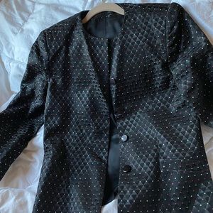 Vintage Black Blazer/Button up Jacket